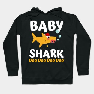 Baby Shark Premium Christmas Mommy Shark Daddy Shark Hoodie